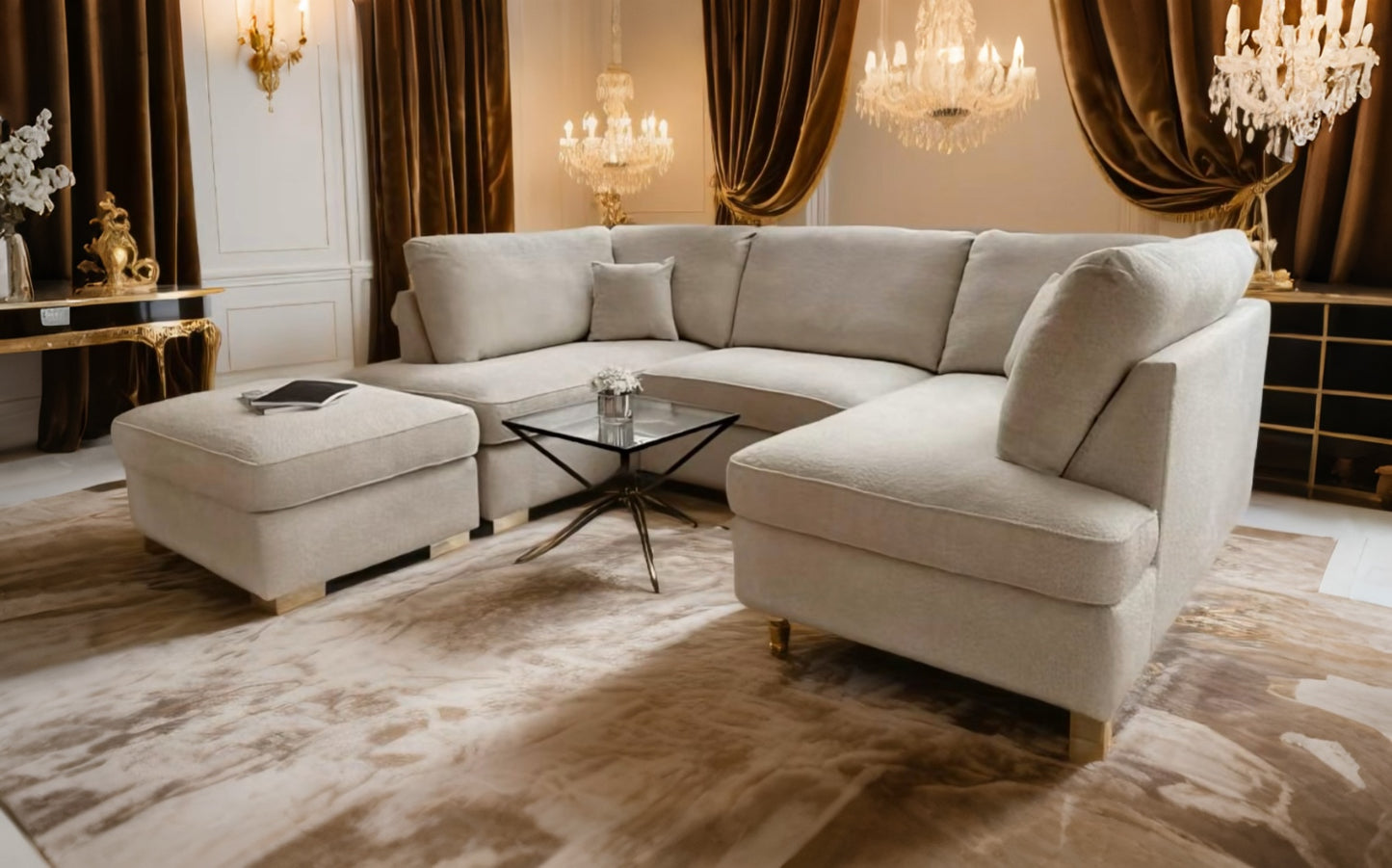 Carnaby Cinema Style U-Shape Sofa